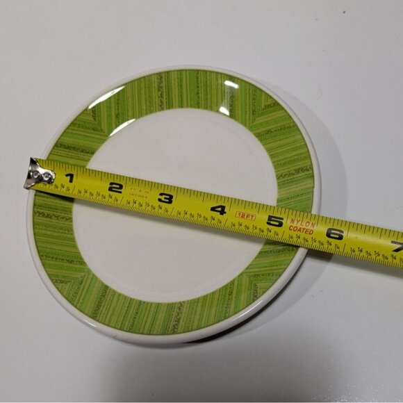 Syracuse China Syralite Green Pattern Side Plate - Picture 2 of 4